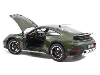 2023 Porsche 911 Dakar Oakgreen Metallic 1/18 Diecast Model Car by Norev