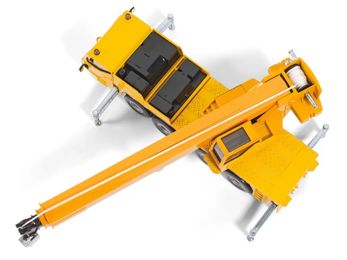 Mobile Crane Yellow 1/55 Diecast Model by Siku