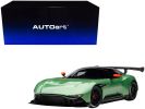 Aston Martin Vulcan Apple Tree Green Metallic with Orange Accents and Carbon Top 1/18 Model Car by Autoart