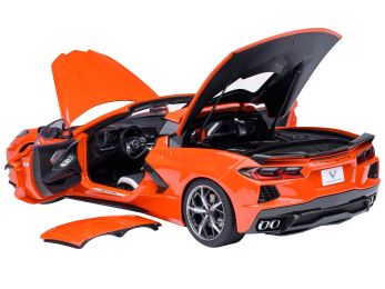 2020 Chevrolet Corvette C8 Stingray Sebring Orange 1/18 Model Car by Autoart