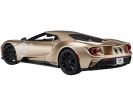 Ford GT Heritage Edition #5 "Holman Moody" Gold Metallic with Red and White Graphics 1/18 Model Car by Autoart