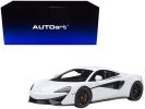 Mclaren 570S White with Black Wheels 1/18 Model Car by Autoart