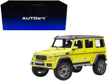 Mercedes Benz G500 4X4 2 Electric Beam/ Yellow 1/18 Model Car by Autoart