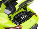 Porsche 911 (991.2) GT2 RS Weissach Package Acid Green with Carbon Stripes 1/18 Model Car by Autoart