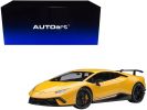 Lamborghini Huracan Performante Giallo Inti / Pearl Effect Yellow with Black Wheels 1/18 Model Car by Autoart