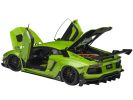 Lamborghini Aventador Liberty Walk LB-Works Pearl Green Metallic Limited Edition 1/18 Model Car by Autoart