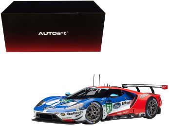 Ford GT #67 Harry Tincknell - Andy Priaulx - Pipo Derani "Ford Chip Ganassi Team UK" 24H Le Mans (2017) 1/18 Model Car by Autoart