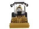 CAT Caterpillar CS56 Padfoot Drum Vibratory Soil Compactor with Operator "High Line" Series 1/87 (HO) Scale Diecast Model by Diecast Masters