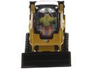 CAT Caterpillar 259D3 Compact Track Loader with Work Tools and Operator Yellow "High Line Series" 1/50 Diecast Model by Diecast Masters