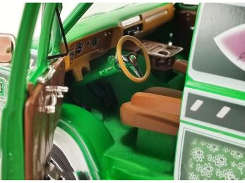 1974 Chevrolet G-Series Van Green with Graphics "Emerald Express" Limited Edition to 372 pieces Worldwide 1/18 Diecast Model Car by ACME