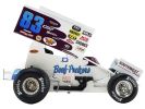 Winged Sprint Car #83 Danny Lasoski "Beef Packers" "National Sprint Car Hall of Fame" 1/18 Diecast Model Car by ACME