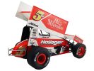 Winged Sprint Car #5W Lucas Wolfe "Old Milwaukee" Allebach Racing "World of Outlaws" (2024) 1/18 Diecast Model Car by ACME