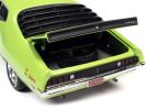 1971 Ford Torino Cobra Grabber Lime Green with Matt Black Hood and Stripes "Class of 1971" Series 1/18 Diecast Model Car by Auto World