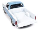 1977 Dodge D100 Adventurer Sweptline Pickup Truck Light Blue and White "American Muscle" Series 1/18 Diecast Model Car by Auto World