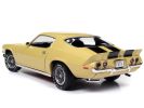 1972 Chevrolet Camaro RS Z28 Cream Yellow with Black Stripes "American Muscle" Series 1/18 Diecast Model Car by Auto World