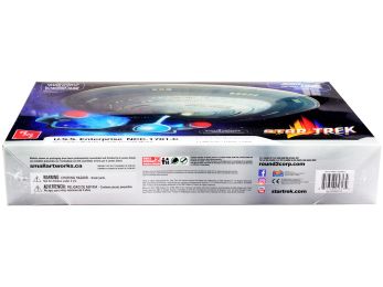 Skill 2 Model Kit U.S.S. Enterprise NCC-1701-C Space Ship "Star Trek: The Next Generation" (1987) TV Series 1/1400 Scale Model by AMT