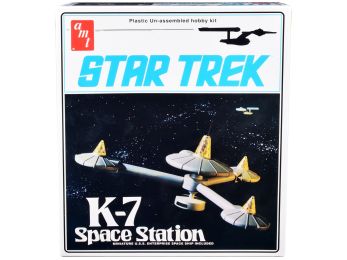 Skill 2 Model Kit K-7 Space Station "Star Trek" (1966-1969) TV Series 1/7600 Scale Model by AMT