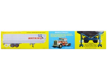 Skill 3 Model Kit Fruehauf FB 40' Refrigerated Trailer "Watkins Motor Lines" 1/25 Scale Model by AMT