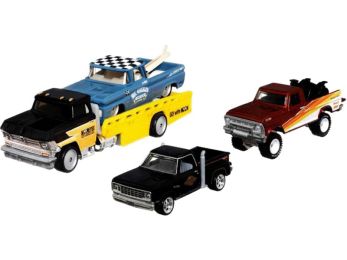 Hot Wheels "Premium" 2024 Set of 4 pieces Series J Diecast Model Cars by Hot Wheels