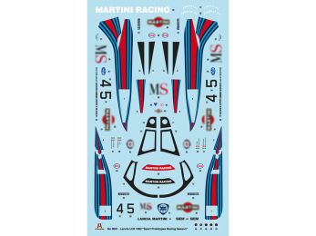 Skill 3 Model Kit Lancia LC2 "World Sport Prototype Championship" 1/24 Scale Model by Italeri