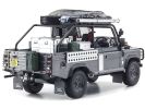 Land Rover Defender "Movie Edition" RHD (Right Hand Drive) Gray with Accessories 1/18 Model Car by Kyosho