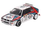 Lancia Delta HF Integrale Evoluzione "Martini Racing - 1992 Rally MonteCarlo" 4 Piece Set 1/64 Diecast Models by Mini GT