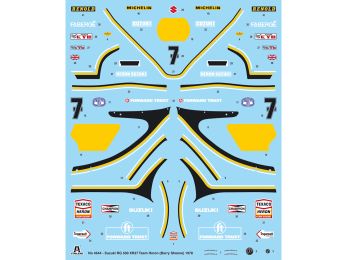 Skill 5 Model Kit Suzuki RG 500 XR27 Motorcycle #7 Barry Sheene "Heron Team" (1978) 1/9 Scale Model by Italeri