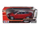 Audi A4 Red Convertible 1/18 Diecast Model Car by Motormax